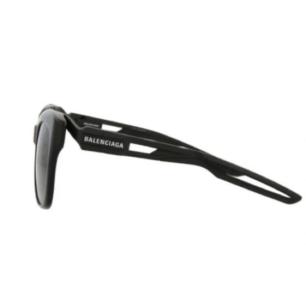 New - Balenciaga Square-Frame Acetate Sunglasses Black Unisex-Adult